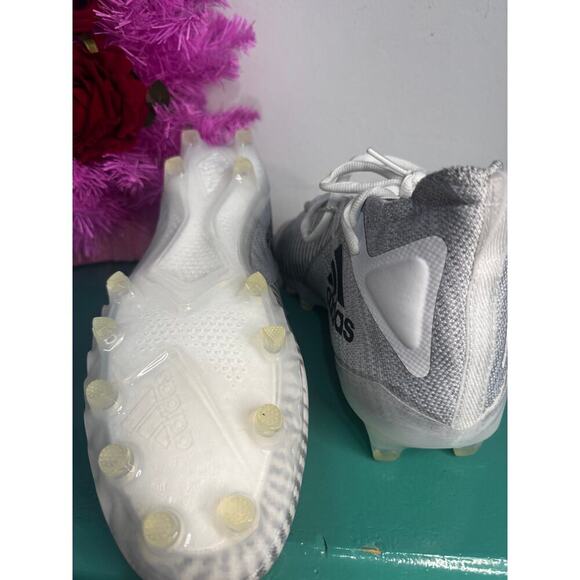 Adidas Freak Spark 21 Football Cleats White Black Silver Men’s Size 16 | G60001 - Picture 4 of 5